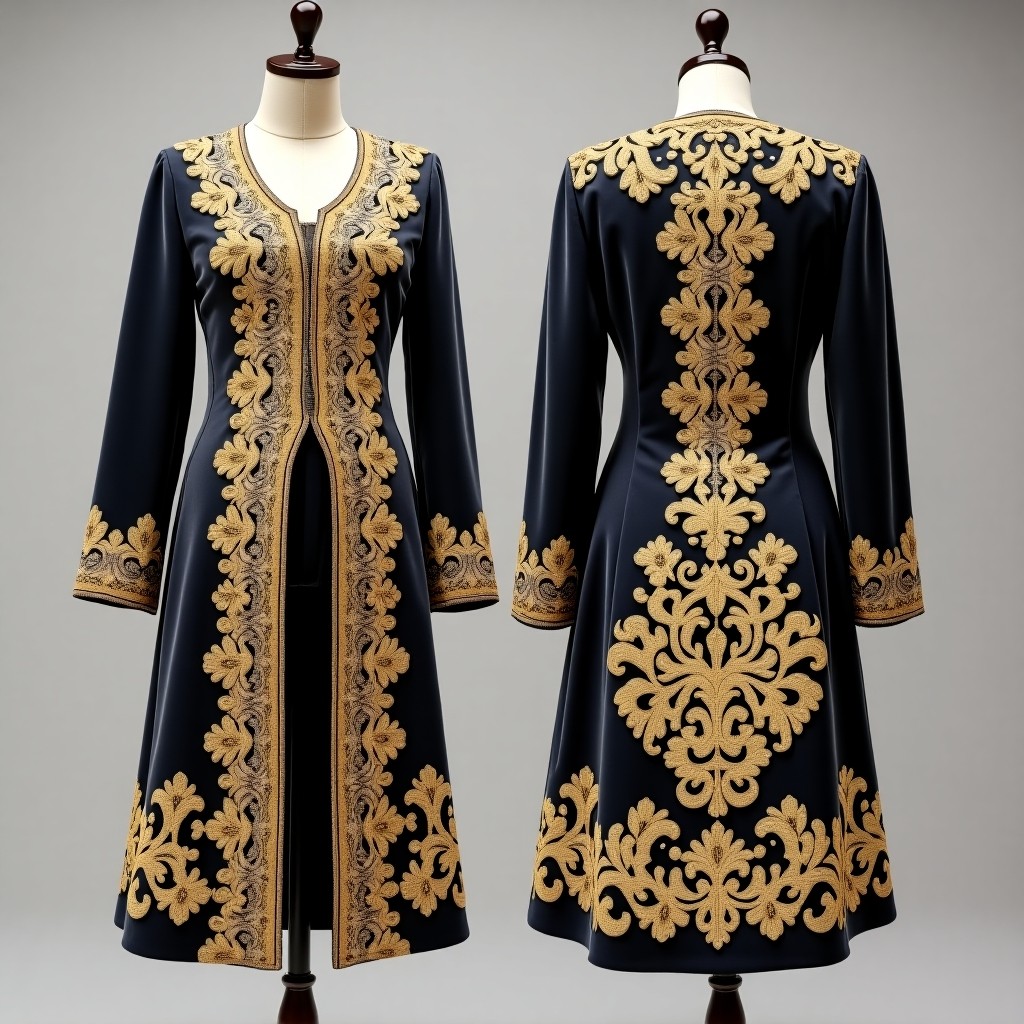 Luxury Scrollwork Karakou Embroidered Jacket