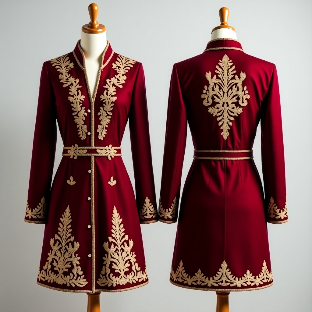 Luxury Embroidered Velvet Formal Jacket