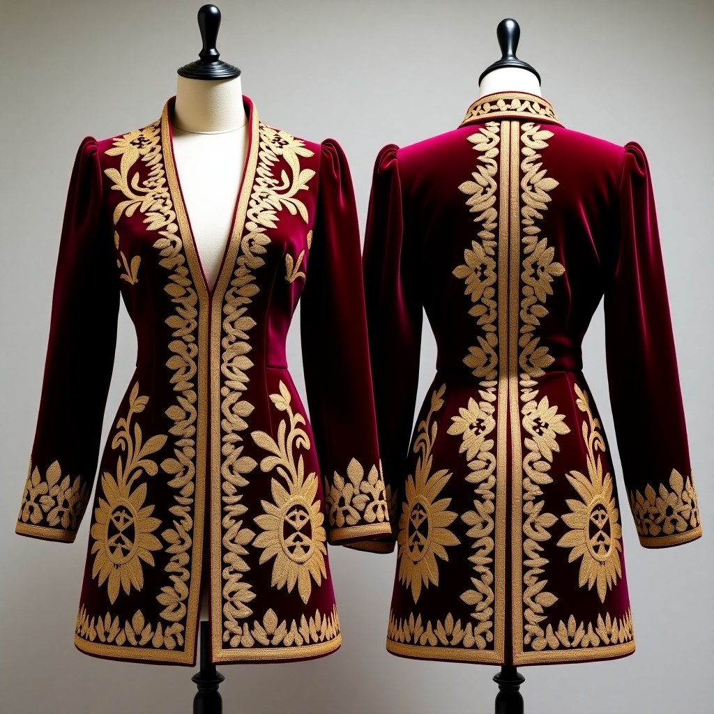 Regal Floral Vinework Karakou Jacket