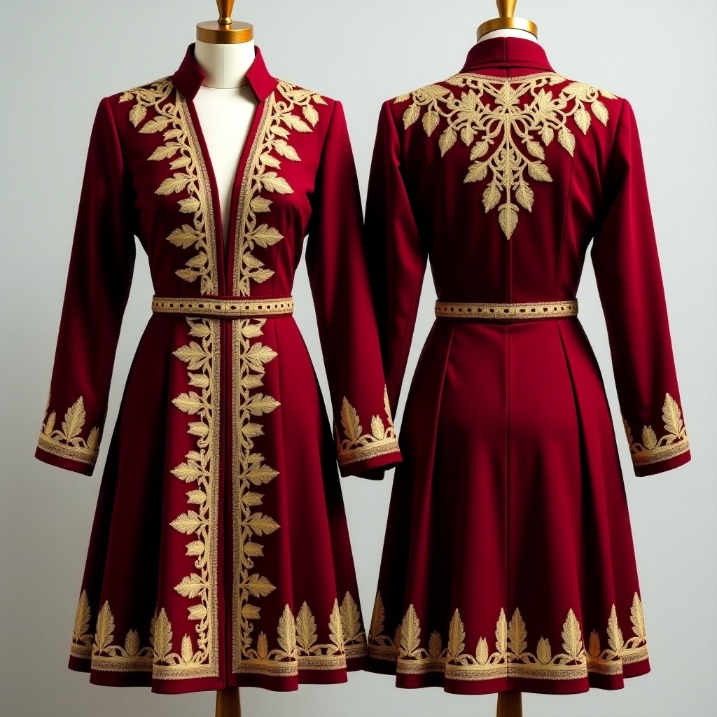 Elegant Botanical Embroidered Fashion Jacket