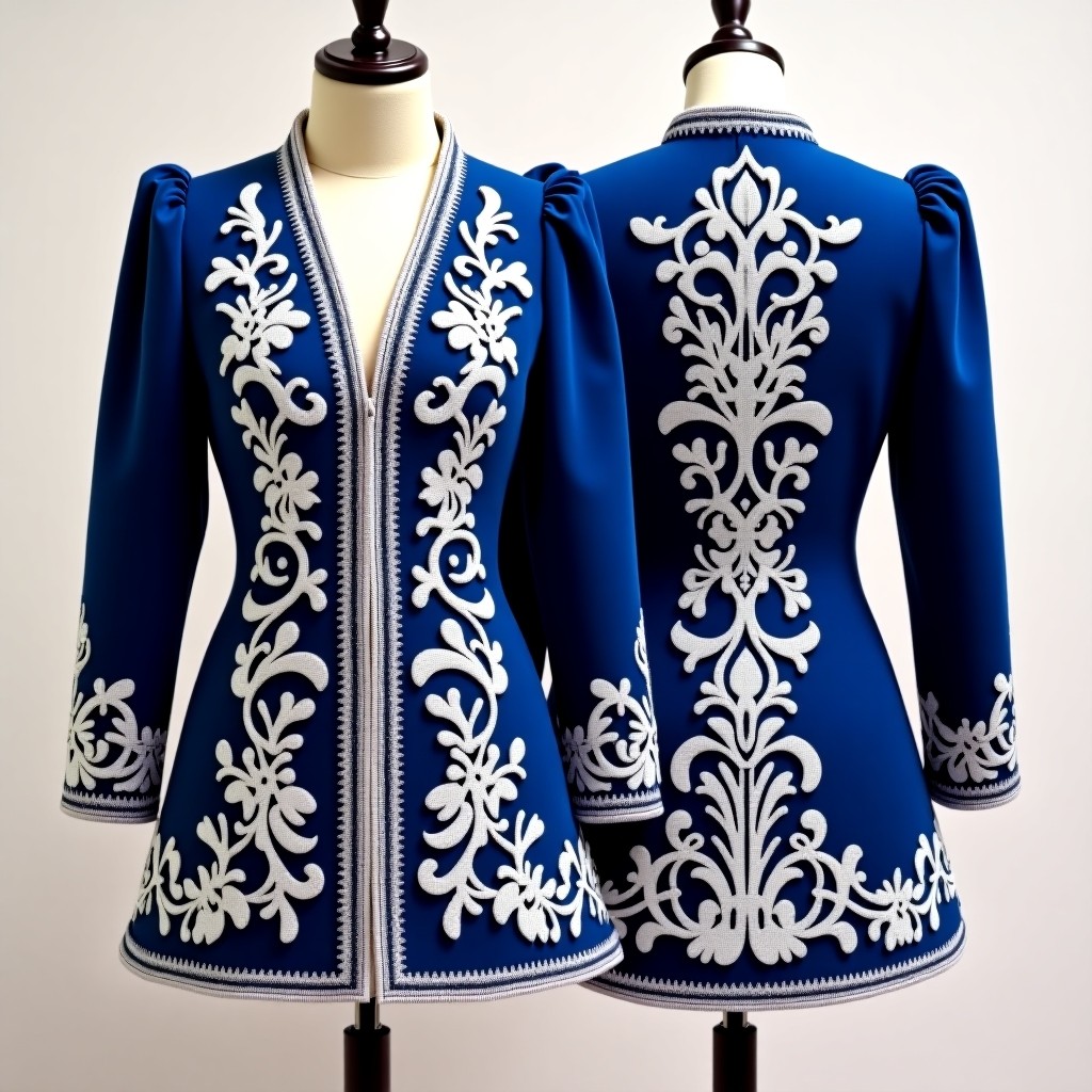 Elegant Embroidered Statement Jacket