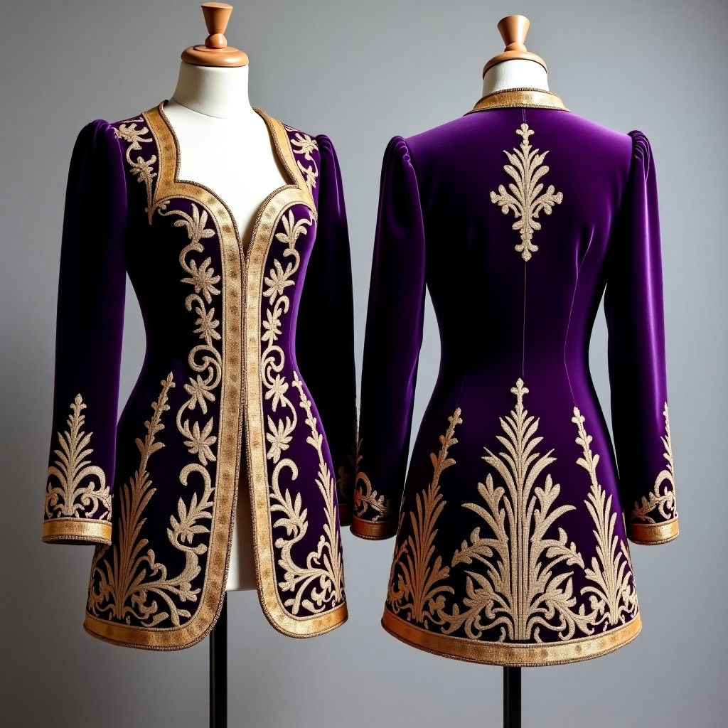 Intricate Luxury Motif Embroidered Jacket