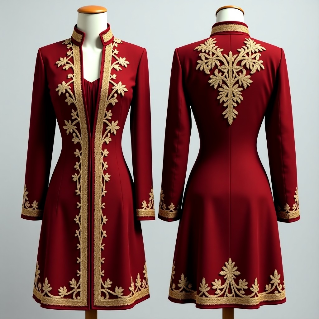 Premium Ornamental Raised Embroidery Jacket