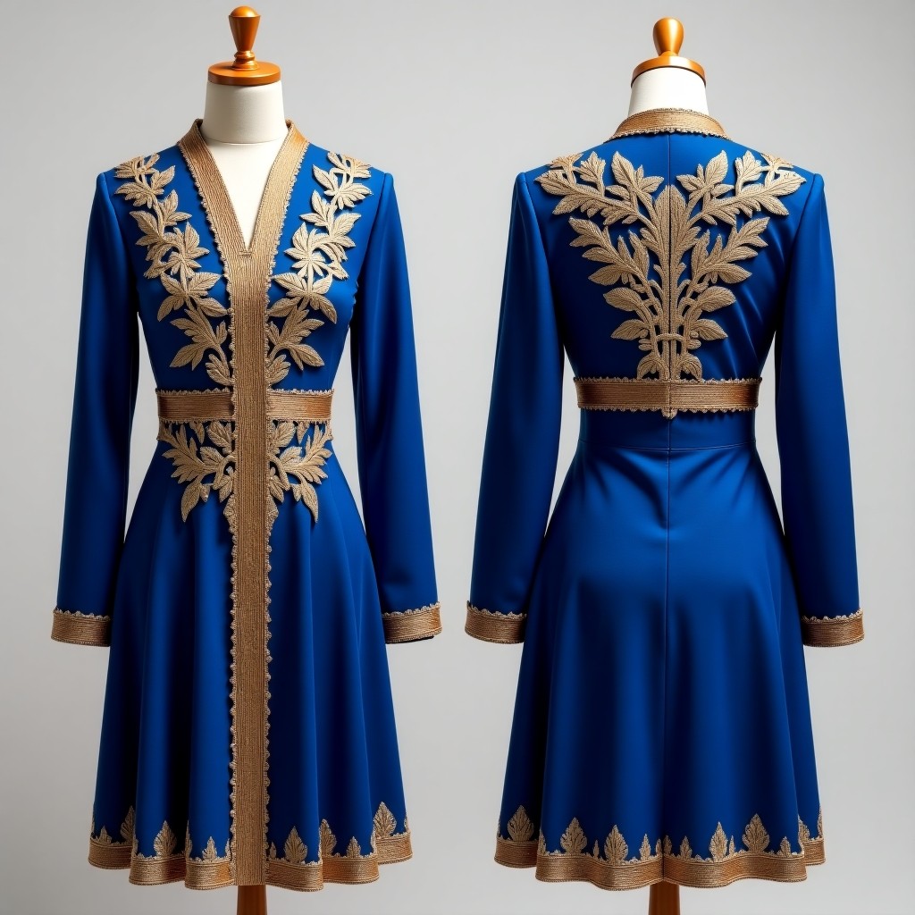 Premium Floral Satin Stitch Jacket