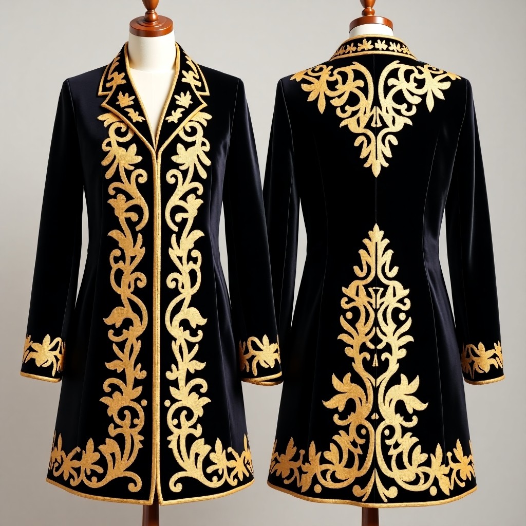 Refined Luxury Motif Jacket