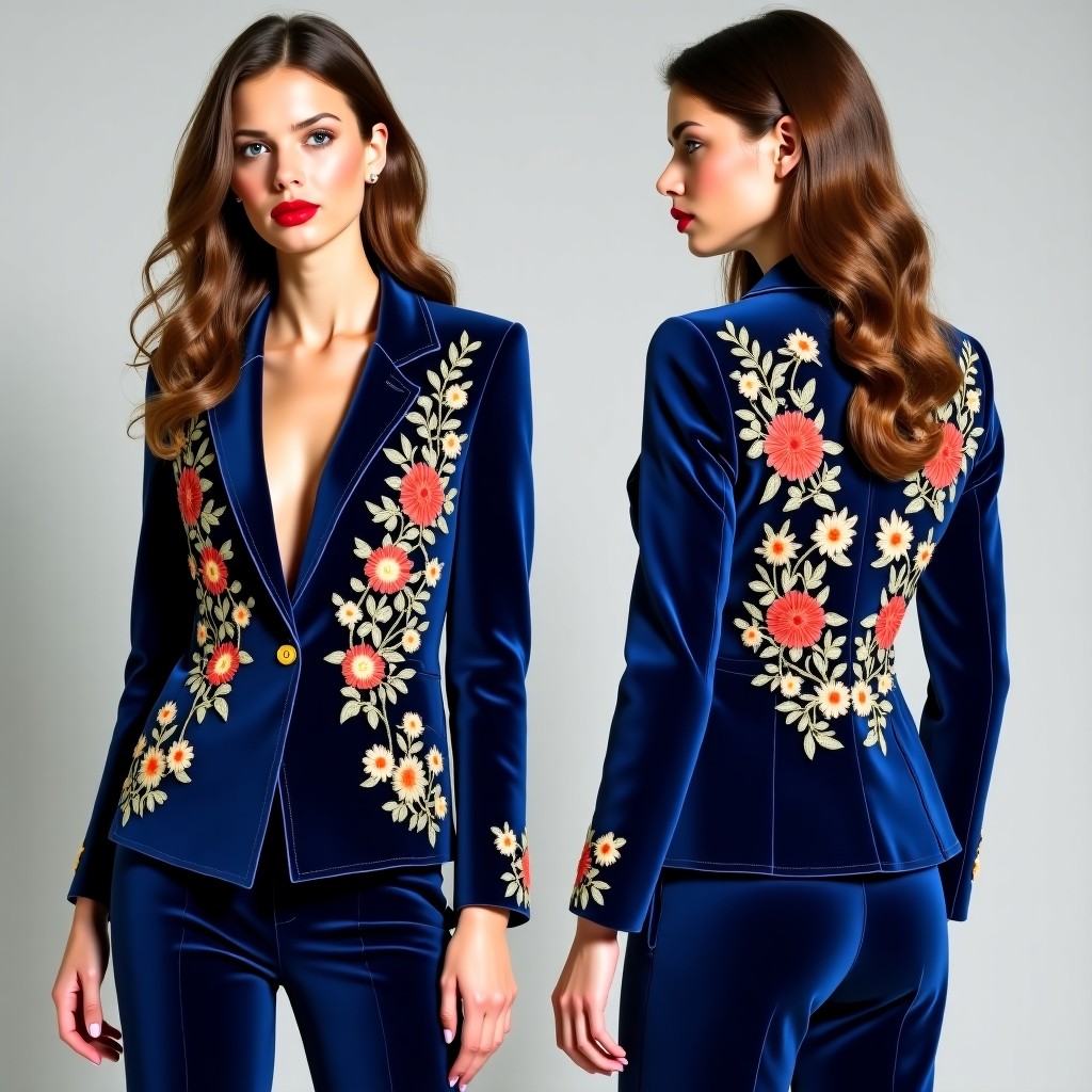 Fine Floral Vine Jacket