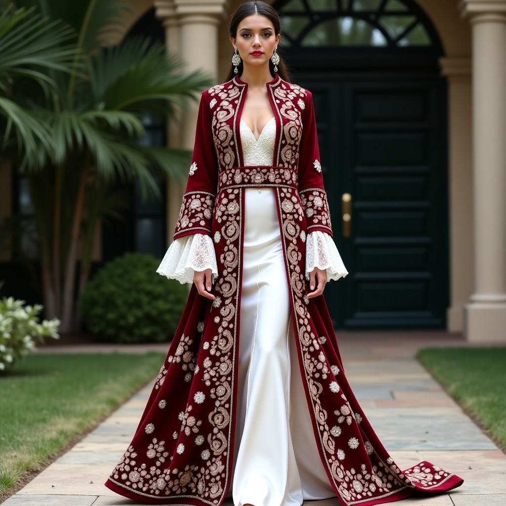 Enchanting Moroccan Floral Trail Fashion
