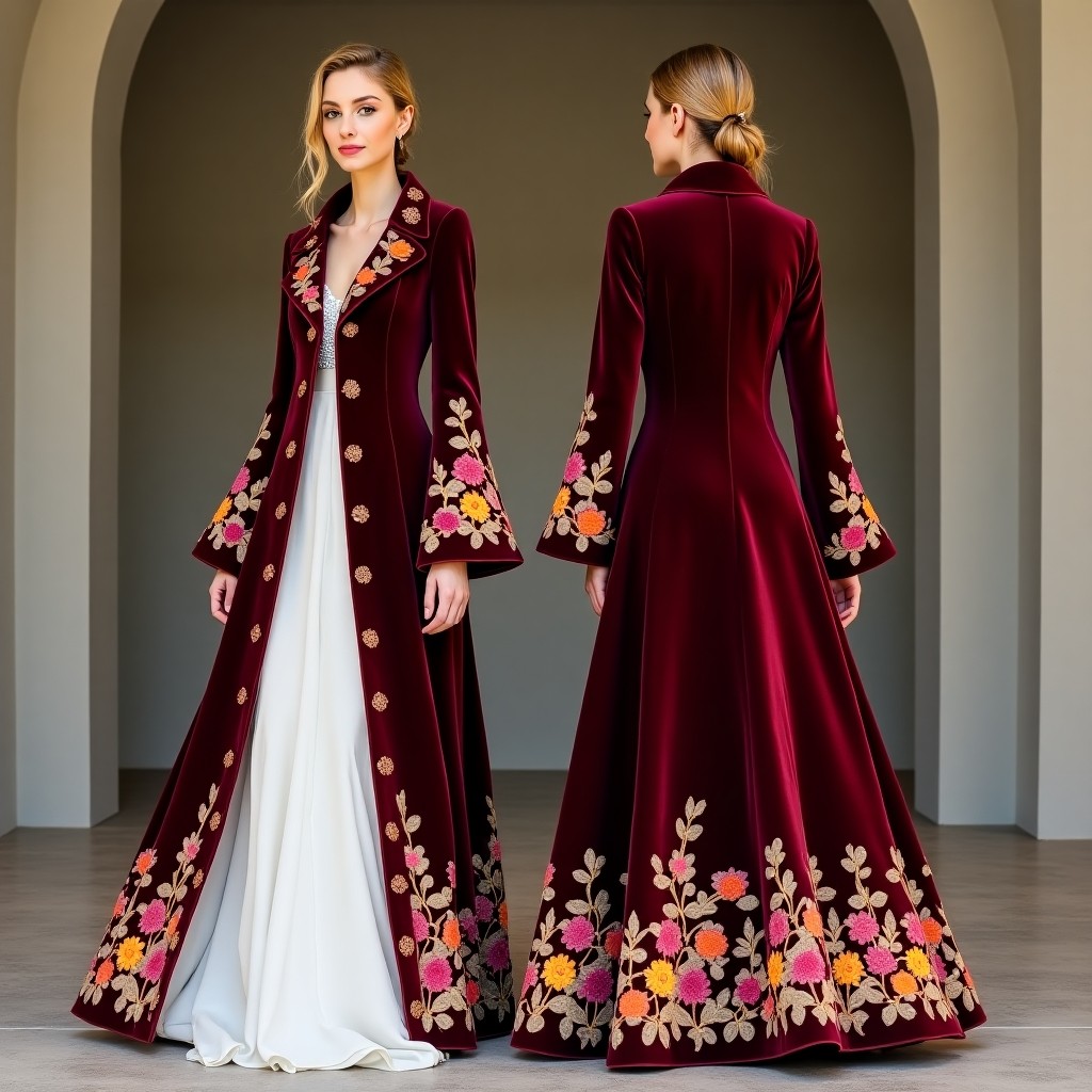 Exquisite Moroccan Floral Border Fashion