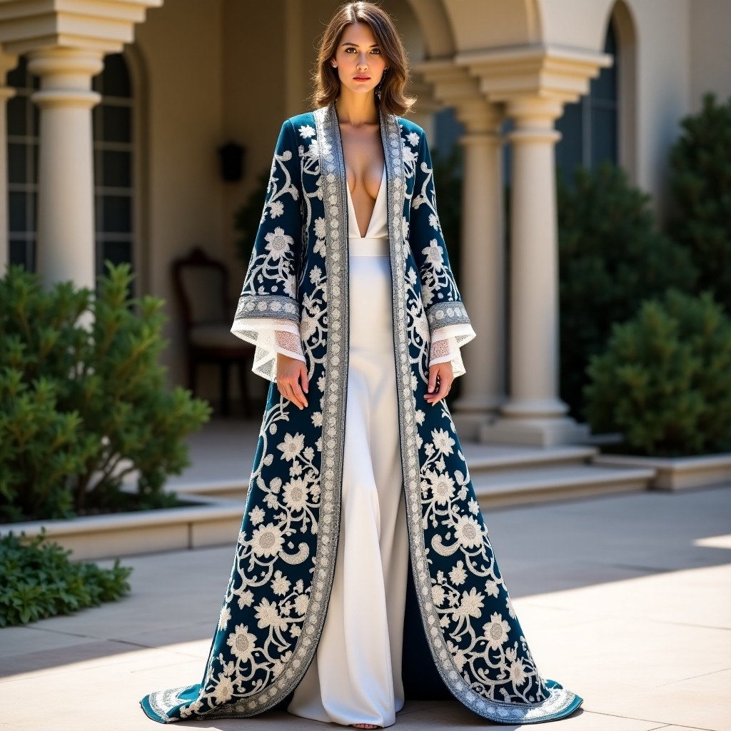 Opulent Moroccan Garden Blossom Couture