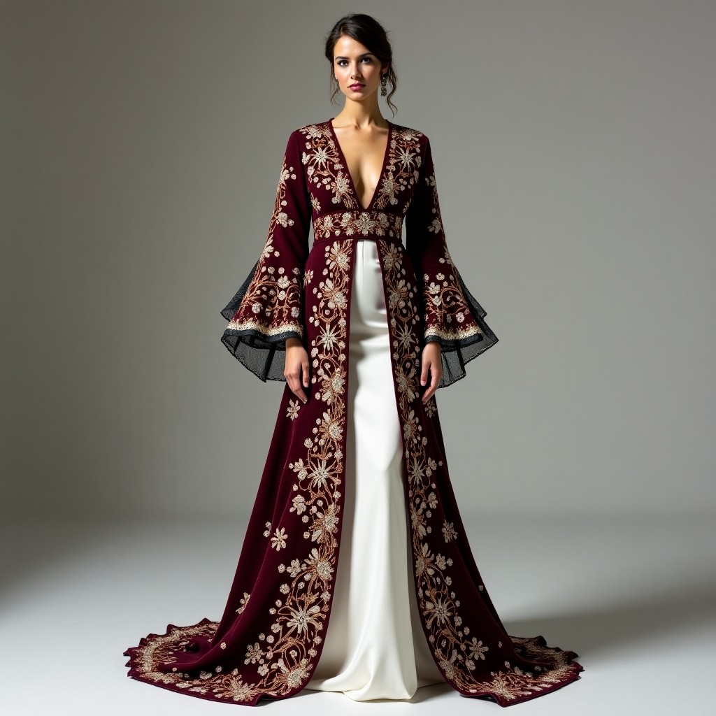 Majestic Moroccan Petal Floral Couture