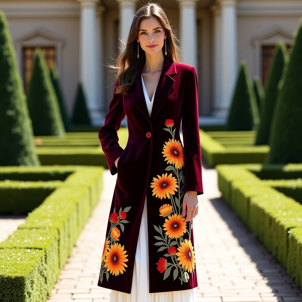 Royal Moroccan Petal Vine Couture