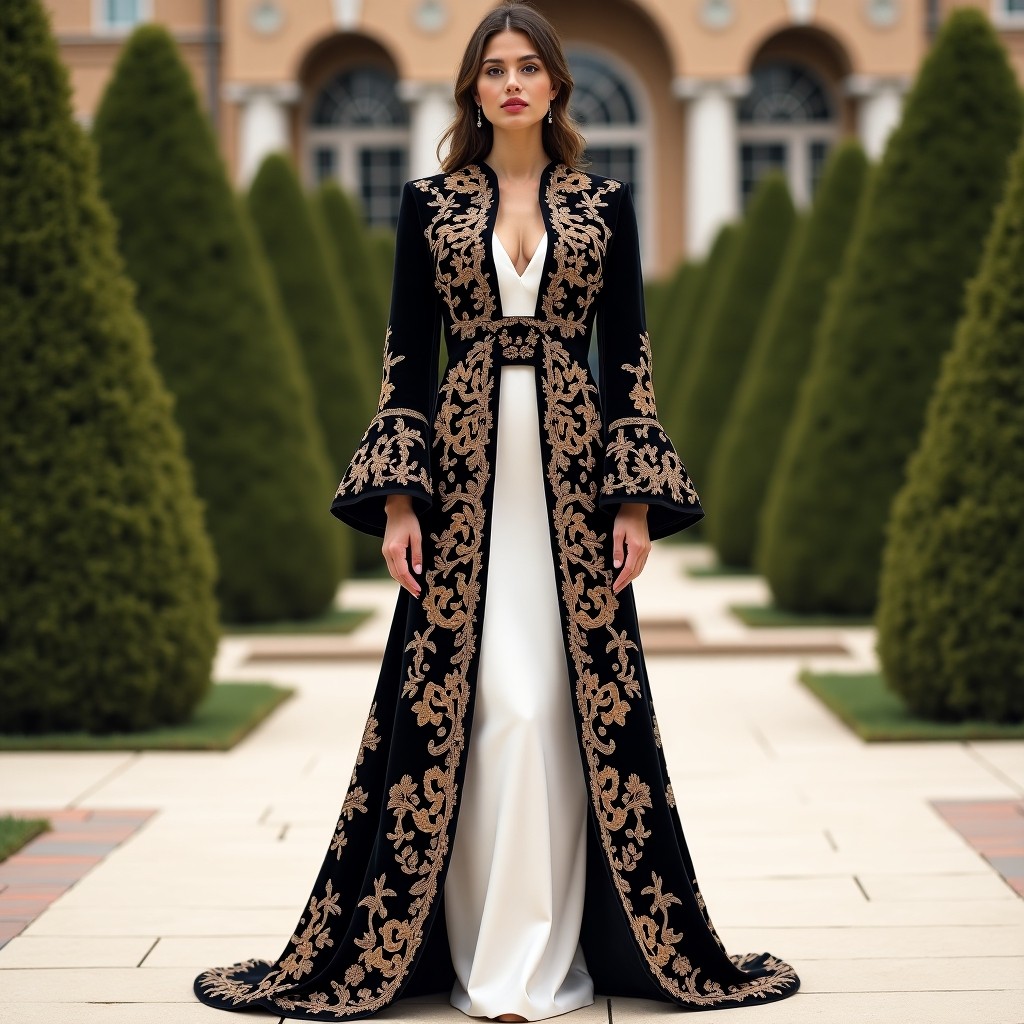 Sophisticated Moroccan Garden Scroll Fashion