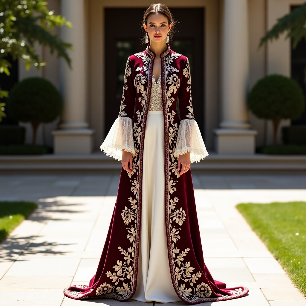 : Imperial Moroccan Vine Garden Gown