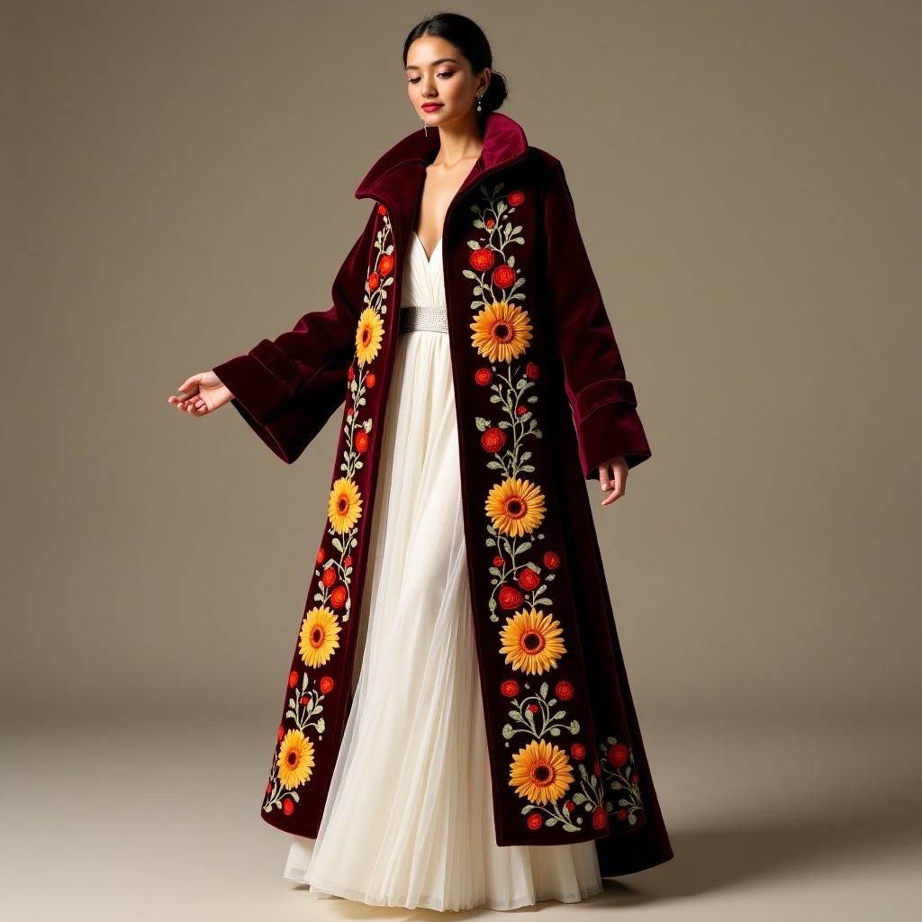 Iconic Moroccan Blossom Arabesque Gown