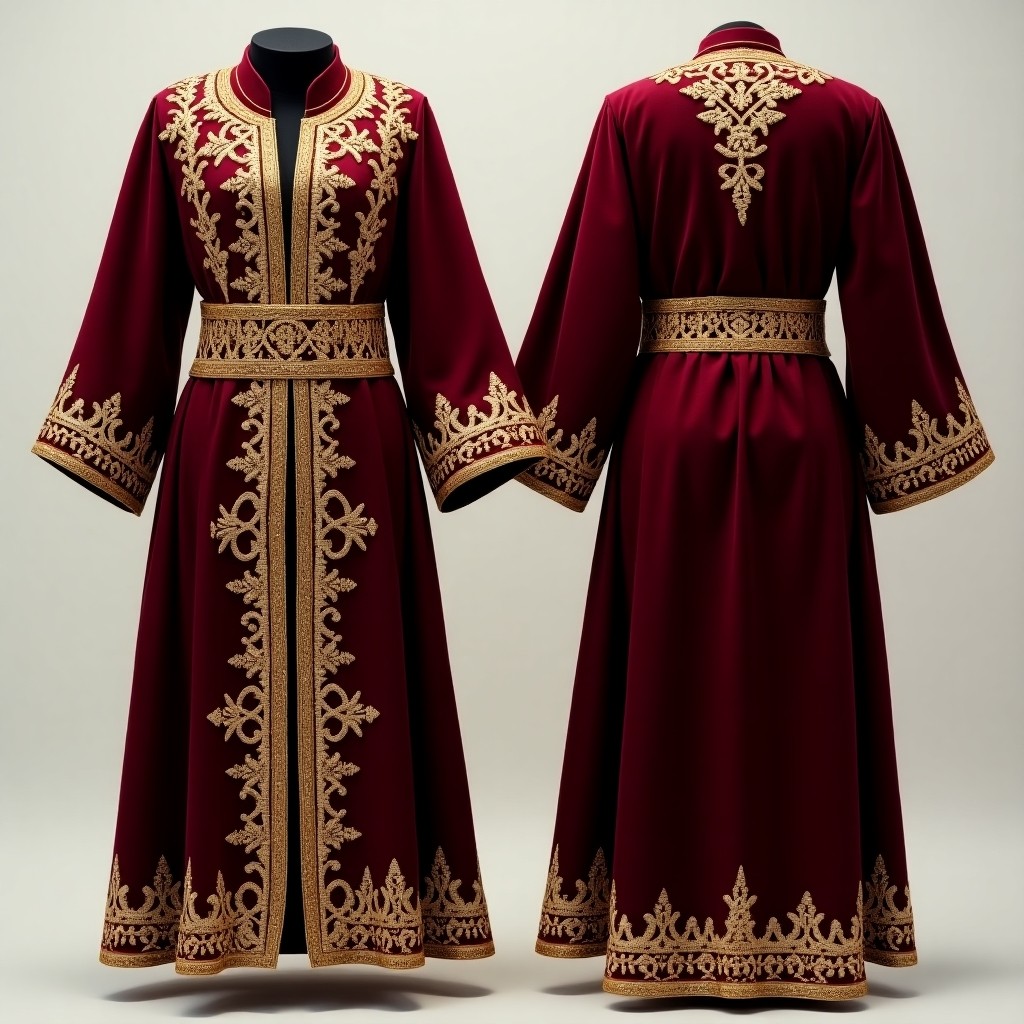 Premium Women's Jacket with Intricate Leaf Scrollwork